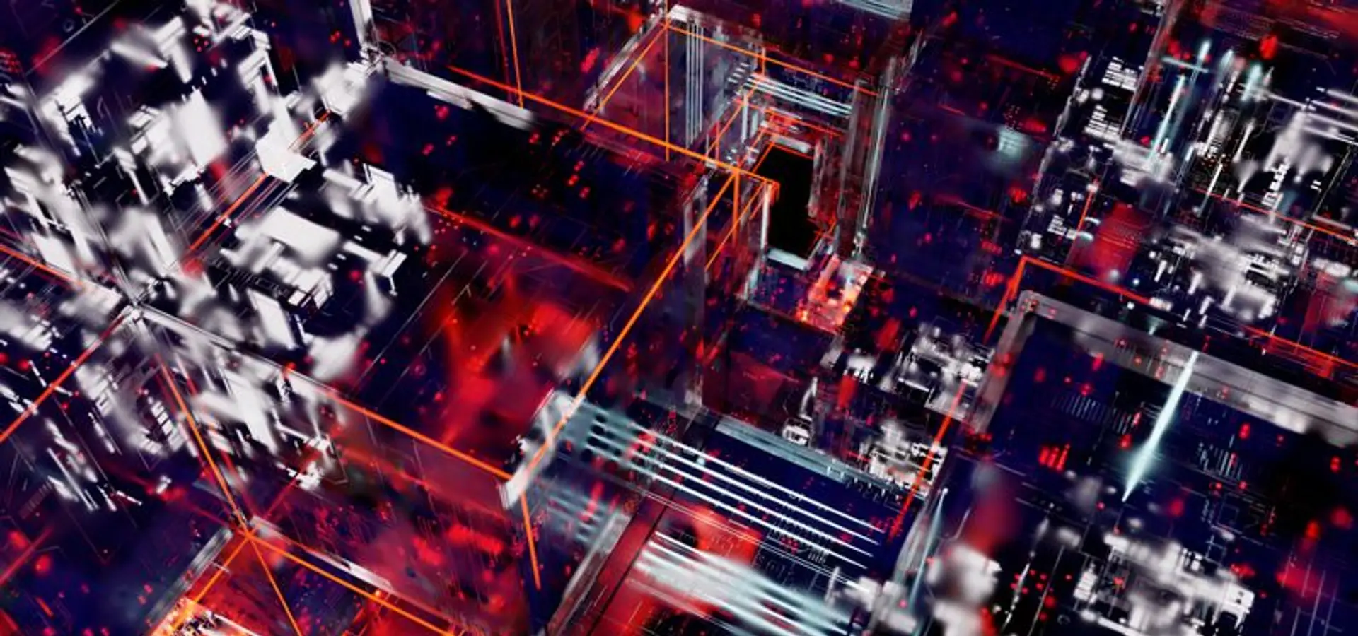 Abstract digital circuitry pattern
